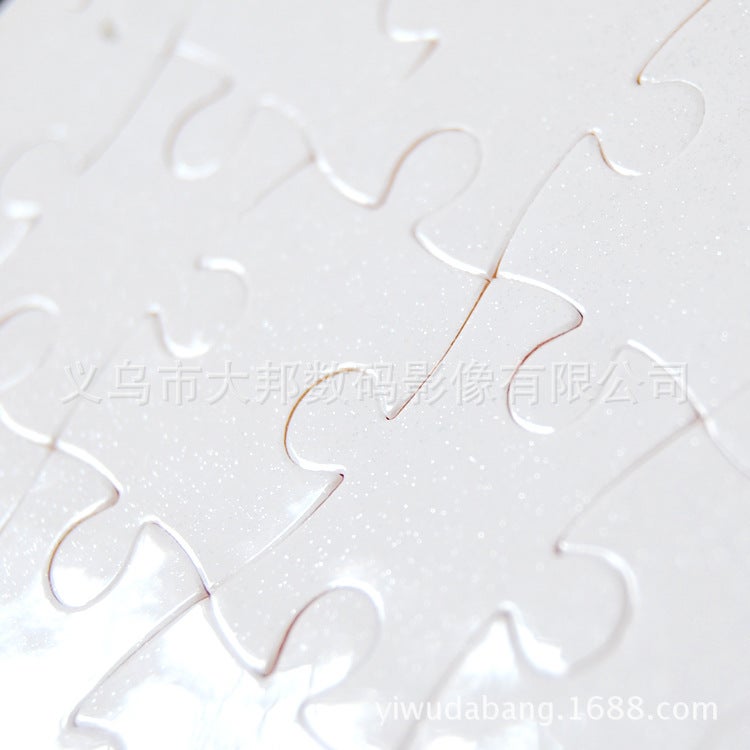 Thermal Transfer Blank Jigsaw Puzzle Personality Diy Jigsaw Puzzle Graduation Po Text Paper Jigsaw Puzzle - Image 2