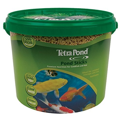TetraPond Pond Sticks, Pond Fish Food, For Goldfish And Koi, 2.53 Pounds - Image 1