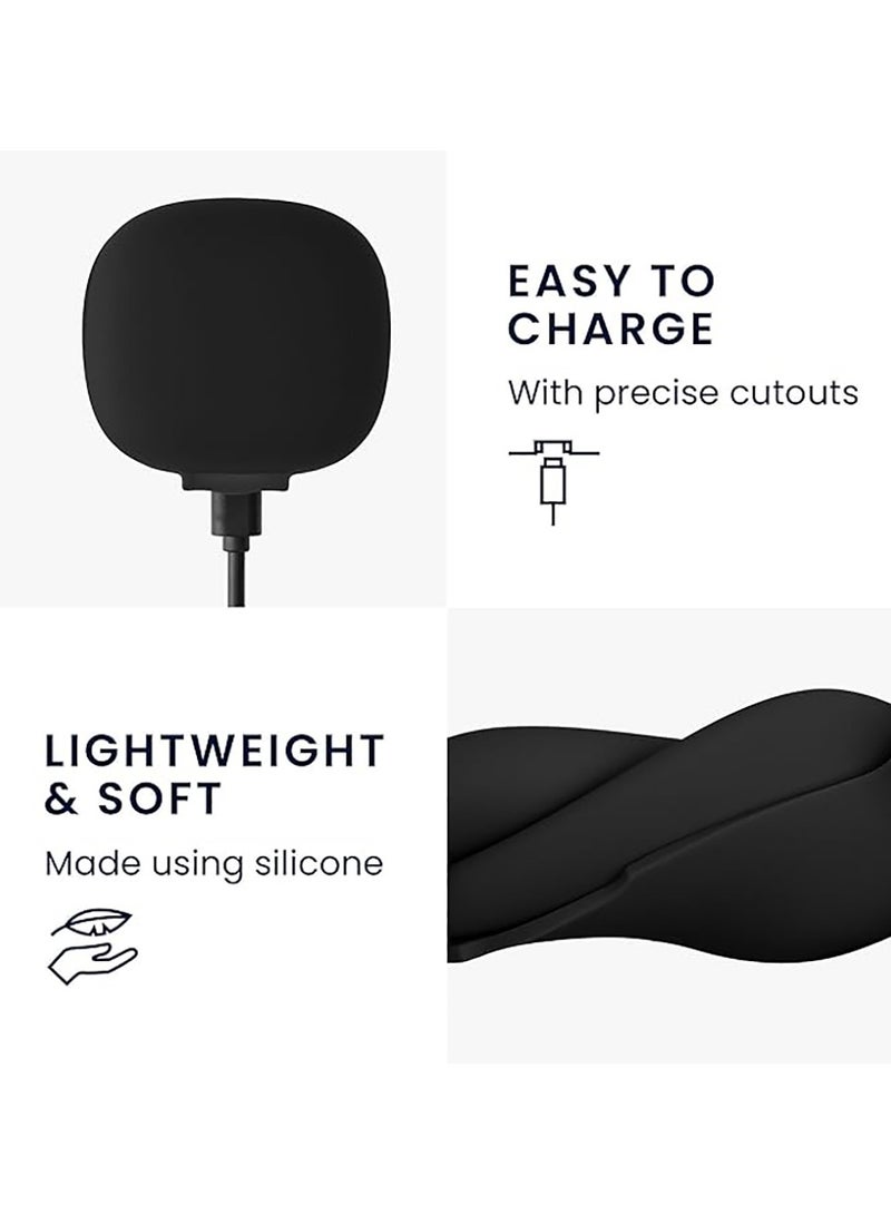 Case for Soundcore P20i/Anker R50i Case Cover, Protective Skin Compitable with Anker P20i/Anker R50i Wireless Earbuds (Black) - Image 3