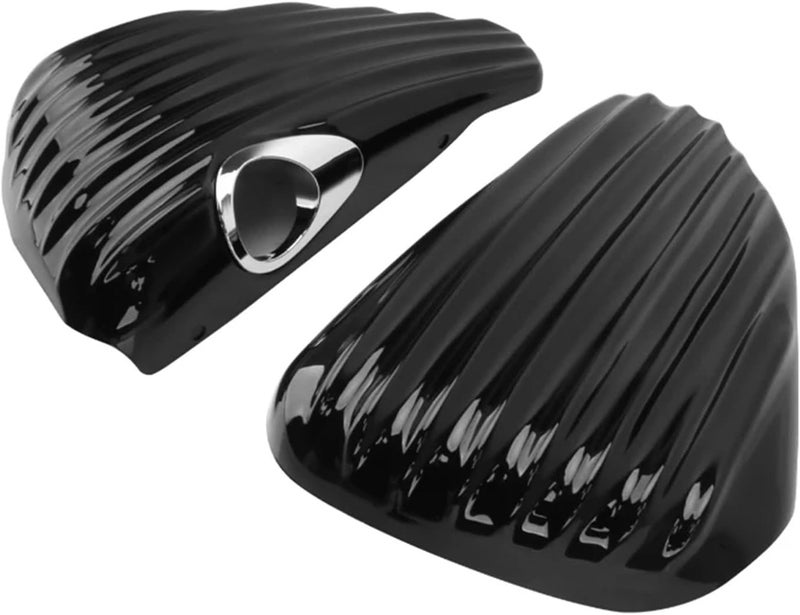Wivplex Motorcycle Black Stripe Fairing Side Battery Cover - Image 1