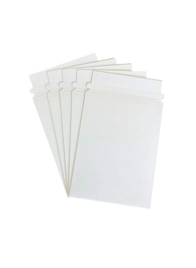 Progo 100 Pack 7 X 9 Inches White Cardboard Mailers Self Seal Adhesive Flap  - Image 1