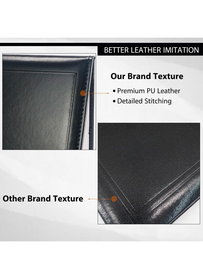 GraduationMall - Leatherette Imprinted Diploma Cover For Certificate 8.5X 11 Class Of 2024 Padded Graduation Diploma Holder Black - Image 1