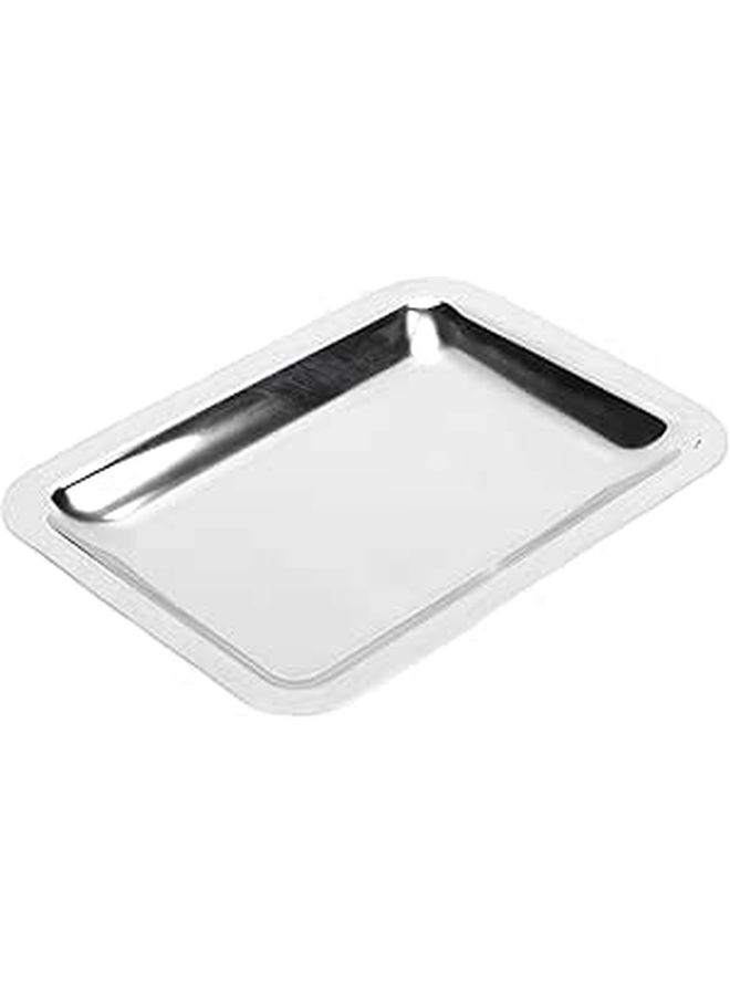 Stainless Steel Serving Tray Rectangular Sushi Dessert Plate Multi Functional Oven Tray - Image 1