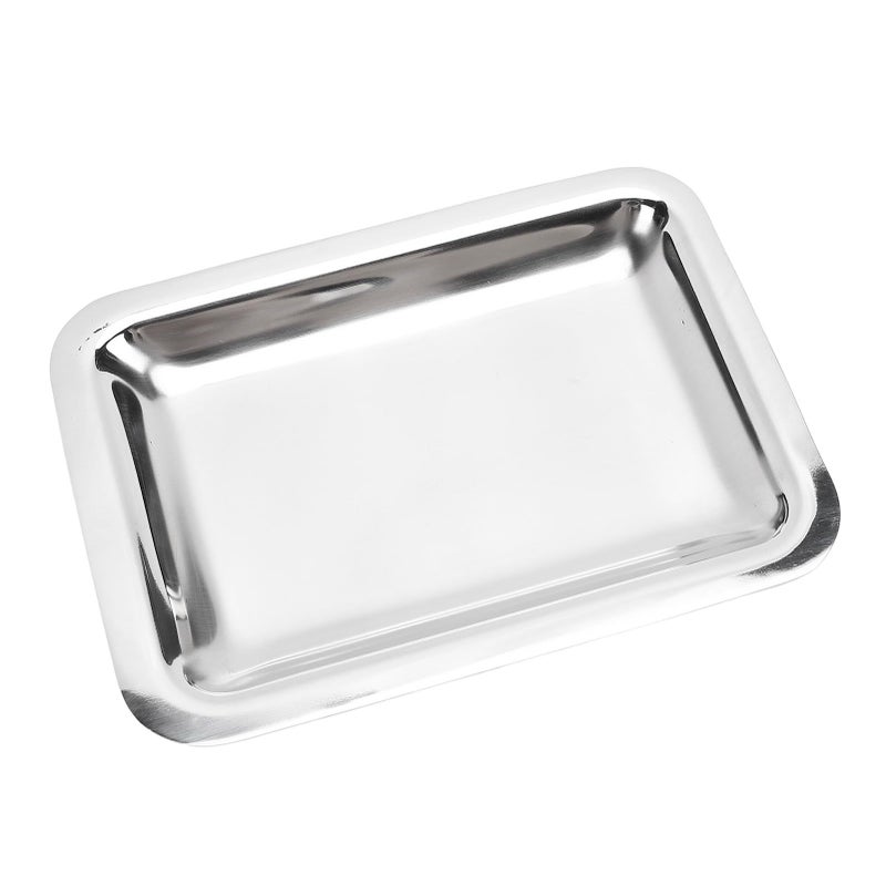 Stainless Steel Serving Tray Rectangular Sushi Dessert Plate Multi Functional Oven Tray - Image 5