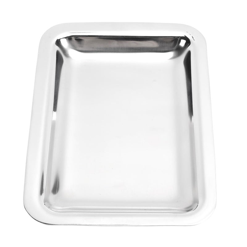 Stainless Steel Serving Tray Rectangular Sushi Dessert Plate Multi Functional Oven Tray - Image 4