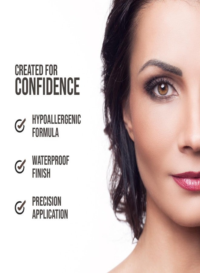 aden Eyeliner Pencil - Durable - Hypoallergenic & Waterproof - Oil free and Highly Pigmented (04 BROWN) - Image 3