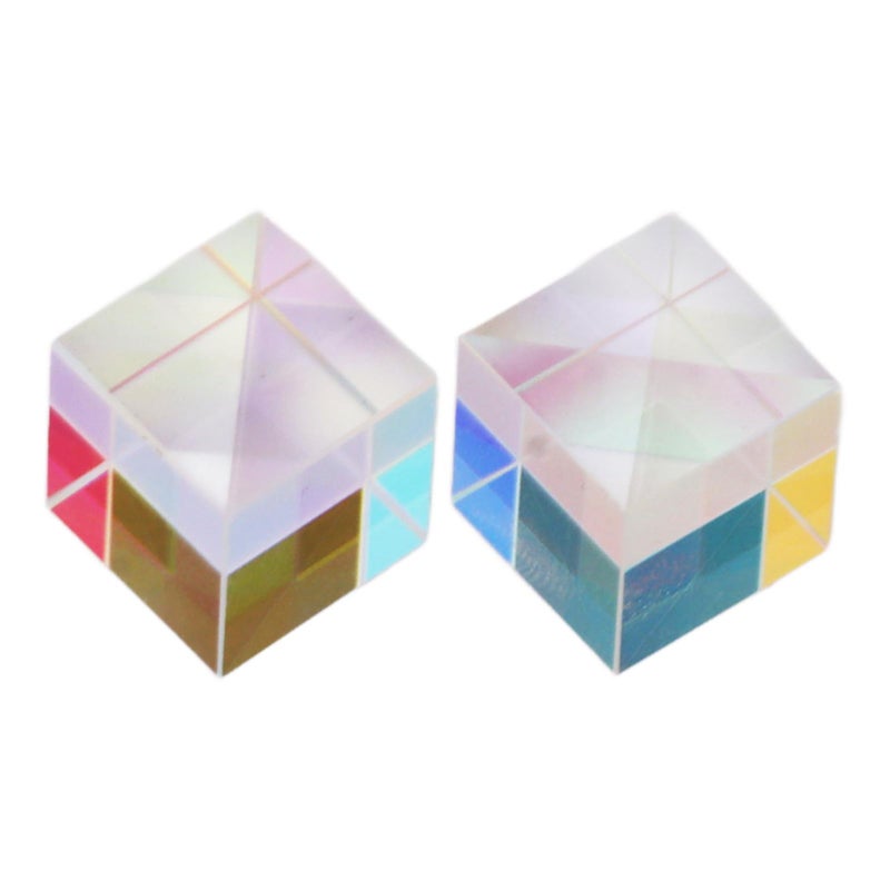 2Pcs Optical Glass Prism Mini Fantastic Refraction Smoothing Educational RGB Dispersion Prism for Teaching Photography - Image 1