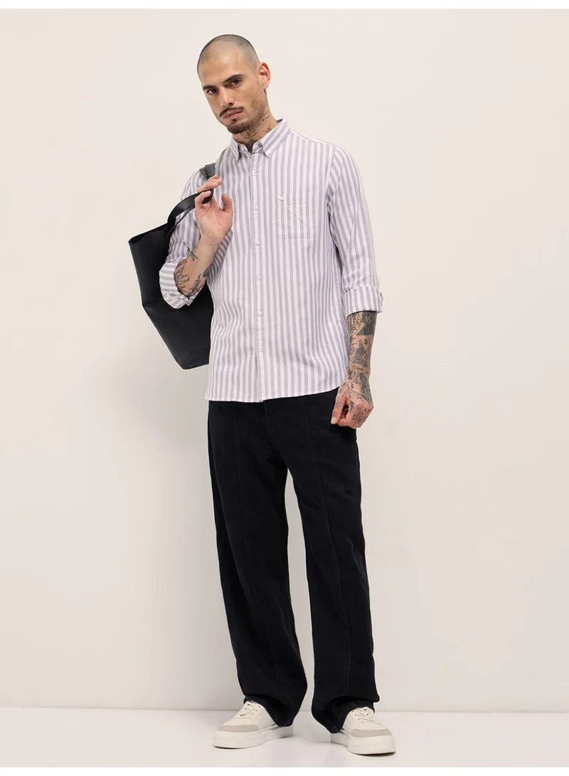 THE BEAR HOUSE  Men’s Long Sleeve Shirt –Classic, Comfortable and Stylish Essential for Work, Travel or Casual Outings for Men | Best Price UAE