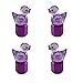Tuxihapp 4PCS Cute Duck Tire Valve Stem Caps Glow in The Dark Wheel Tire Valve Caps Replacement Interesting Practical Duck Tire Air Cap Car Decoration Universal for Truck Motorcycle BikePurple - Image 2