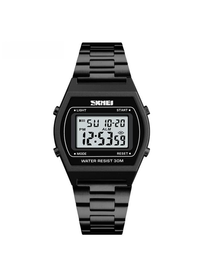 Skme Skme Electronic Watch Fashionable Multi-color Middle School Student Sports Steel Belt Waterproof Luminous Alarm Electronic Watch