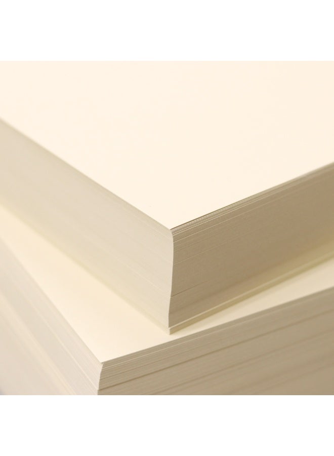 firstnock Color Card Paper - 250 GSM Thick Colored Card Stock - Premium Craft Paper for DIY, Invitations, Arts & Crafts, and Printing (Cream, A3 - 10 Sheets) - Image 2