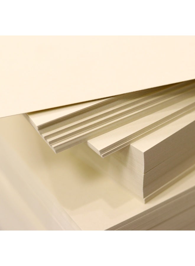 firstnock Color Card Paper - 250 GSM Thick Colored Card Stock - Premium Craft Paper for DIY, Invitations, Arts & Crafts, and Printing (Cream, A3 - 10 Sheets) - Image 3