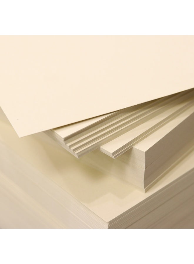 firstnock Color Card Paper - 250 GSM Thick Colored Card Stock - Premium Craft Paper for DIY, Invitations, Arts & Crafts, and Printing (Cream, A3 - 10 Sheets) - Image 4