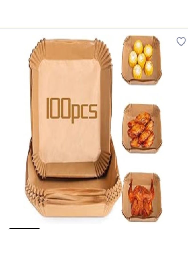 100 قطعة من بطانات المقلاة الهوائية 20 سم - Image 1