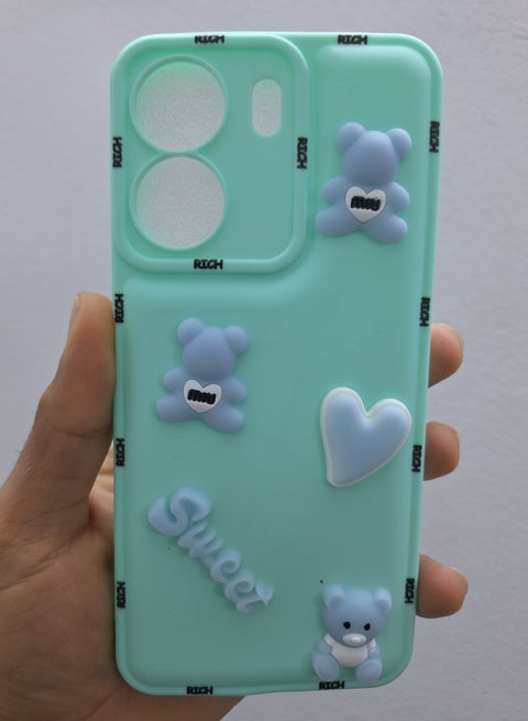 Cartoon Design Plastic Back Cover for Xiaomi Redmi 13C - n230