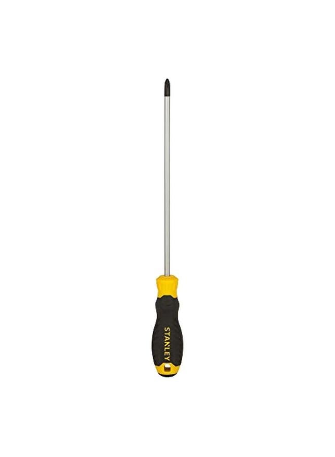 Stanley Cushion Grip Phillips Screwdriver Yellow and Black Ph#2 x 200mm  - Image 3