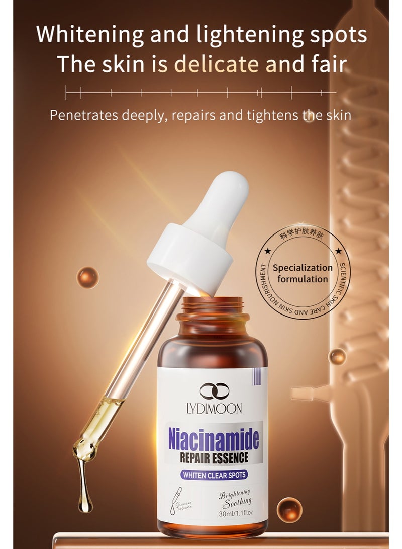 LYDIMOON Niacinamide Repair Essence 30ml | Skin Brightening, Dark Spot Reduction & Soothing Care 30ml - Image 2