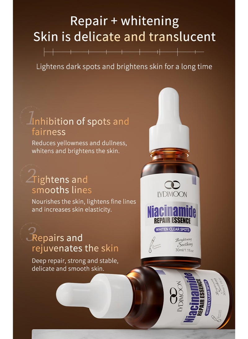 LYDIMOON Niacinamide Repair Essence 30ml | Skin Brightening, Dark Spot Reduction & Soothing Care 30ml - Image 4