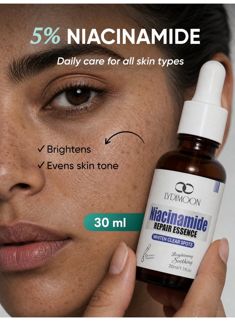 LYDIMOON Niacinamide Repair Essence 30ml | Skin Brightening, Dark Spot Reduction & Soothing Care 30ml - Image 1