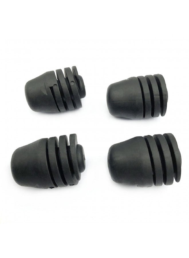DEVMO 4pcs Hood Rubber cushion Bumper-Bonnet Cushion Spin Hood Bumper Stops Compatible with Cushion Stoppers Black Rubber - Image 4