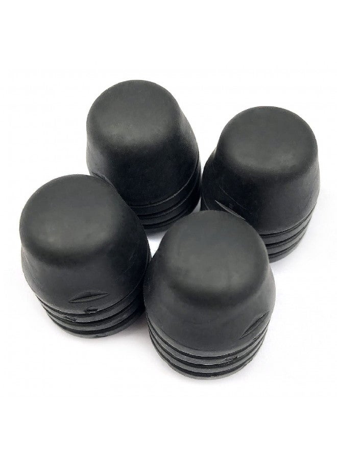 DEVMO 4pcs Hood Rubber cushion Bumper-Bonnet Cushion Spin Hood Bumper Stops Compatible with Cushion Stoppers Black Rubber - Image 3