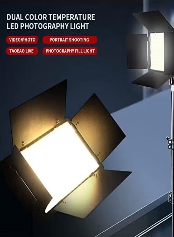 GENNEXT Rechargeable Pro LED 600 Photography Light – Adjustable Brightness & Color Temperature – Perfect for Photo Shoots, Video Making, YouTube Vlogs, TikTok & Instagram Reels, Wedding Photography, and Studio Use – Includes Stand & Camera Light – Portable & Professional Lighting Solution - Image 3