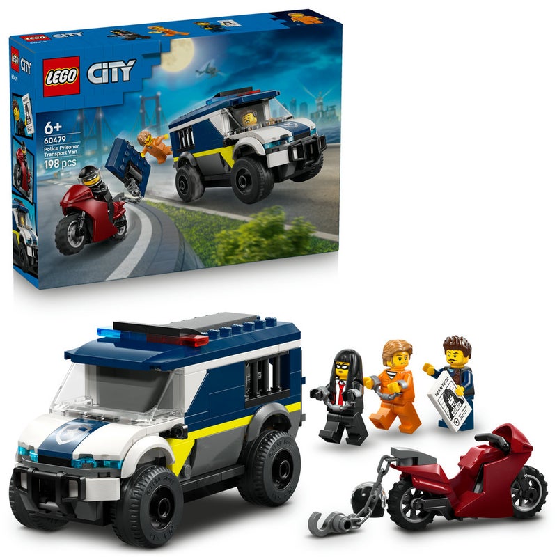 LEGO City Police Prisoner Transport Van 60479 (Age 6+, 198 Pieces) - Image 1