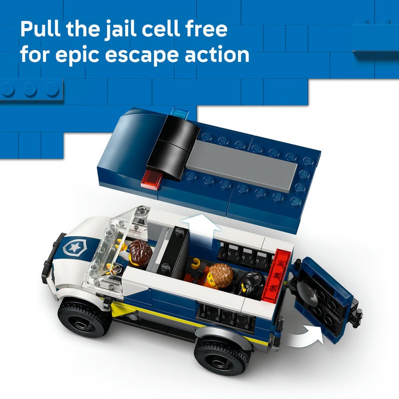 LEGO City Police Prisoner Transport Van 60479 (Age 6+, 198 Pieces) - Image 4