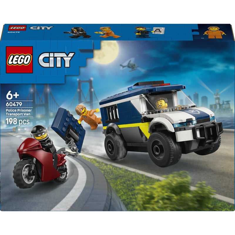 LEGO City Police Prisoner Transport Van 60479 (Age 6+, 198 Pieces) - Image 2