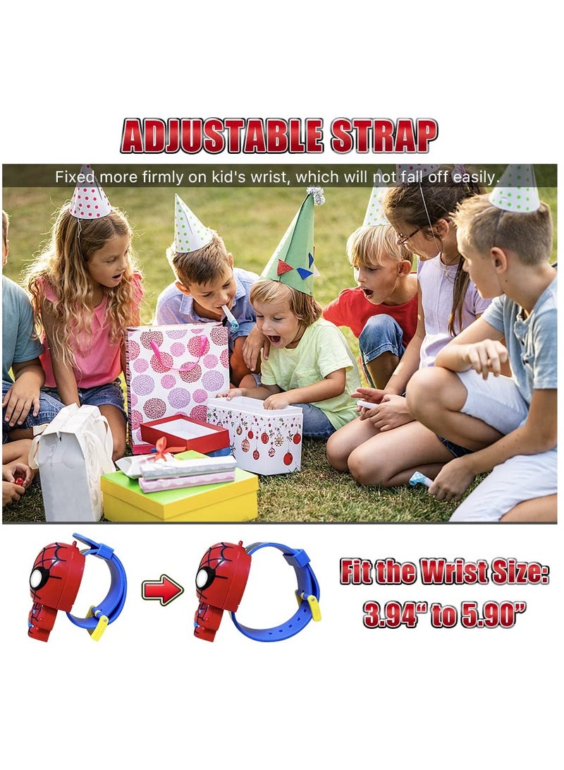 Excefore Kids Watch, Toddler Watch, Superhero Kids Toy Watch Digital Quartz Plastic for Boys Girls, Kids Gift for Birthday - Image 4