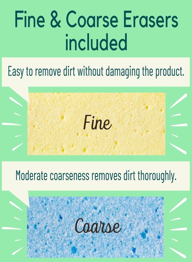 nascom Rust Eraser for Knives Kitchen Stoves Wood Finish and Bicycles Multi Purpouse Cleaning Rubber Eraser Remover Dirt Stains, Set of 2 (Fine, Coarse) Made in Japan - Image 4