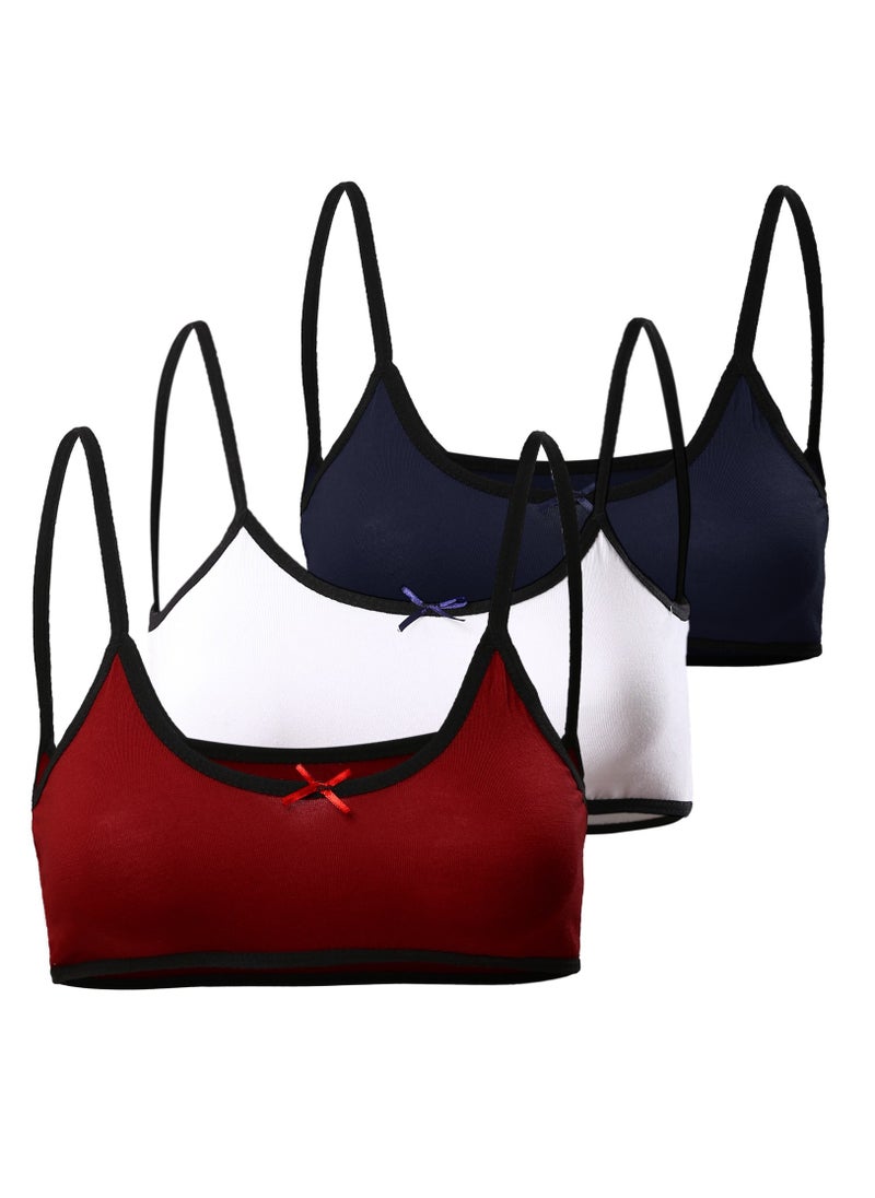 Mesery - Mesery Bundle Of (3) - Cotton Bra - For Women - Image 1