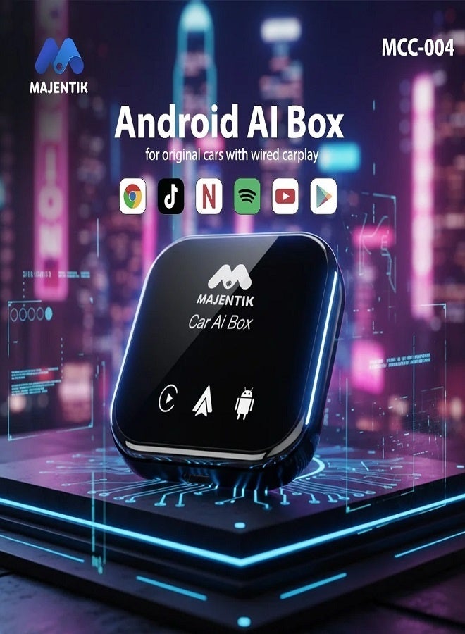 majentik Wireless CarPlay Adapter for Cars with Built-in Car Play Android Car Ai Box MCC-004 - Image 2