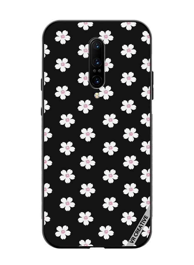 VR CREATIVE Protective Case Cover For OnePlus 7 Pro Flower Design Multicolour - Image 1