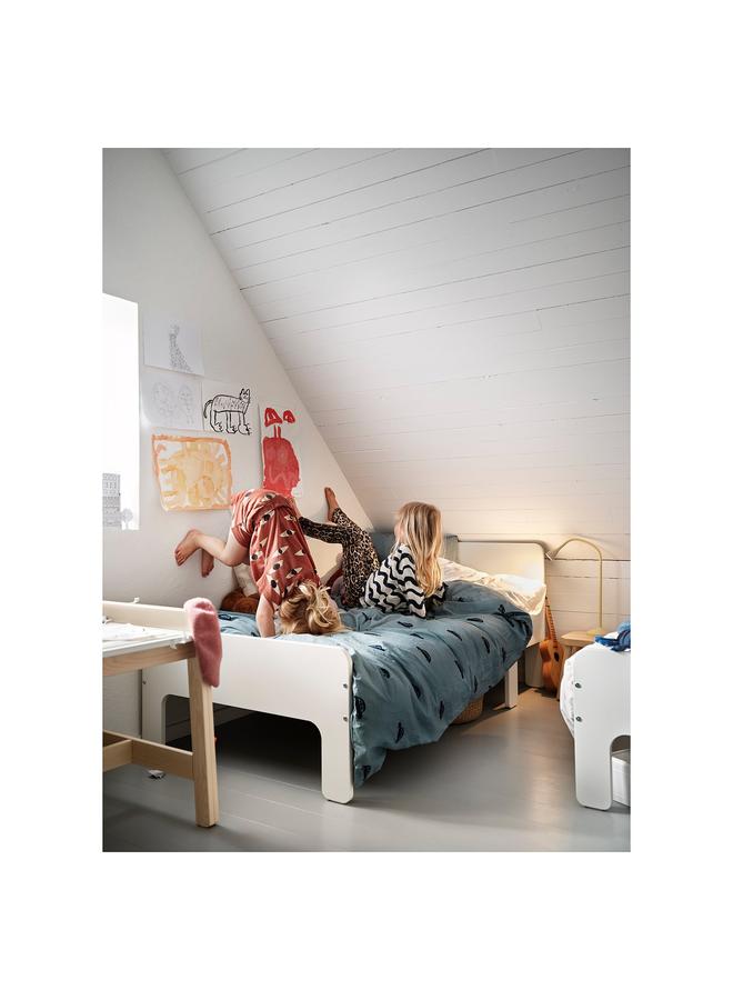 erorex Duvet cover and pillowcase, car pattern/blue, 150x200/50x80 cm - Image 5