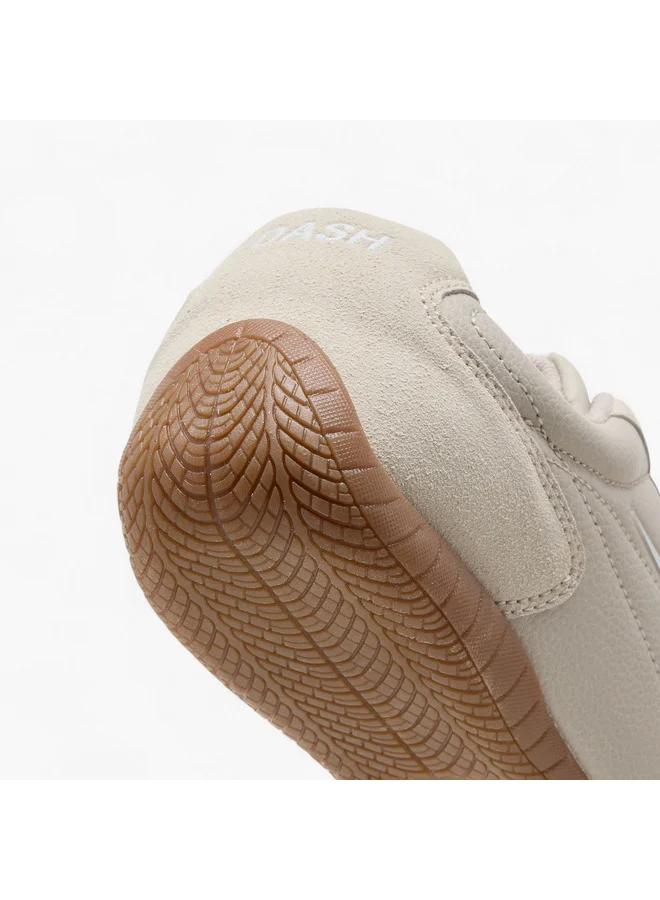 داش Women Panelled Lace-Up Sports Shoes