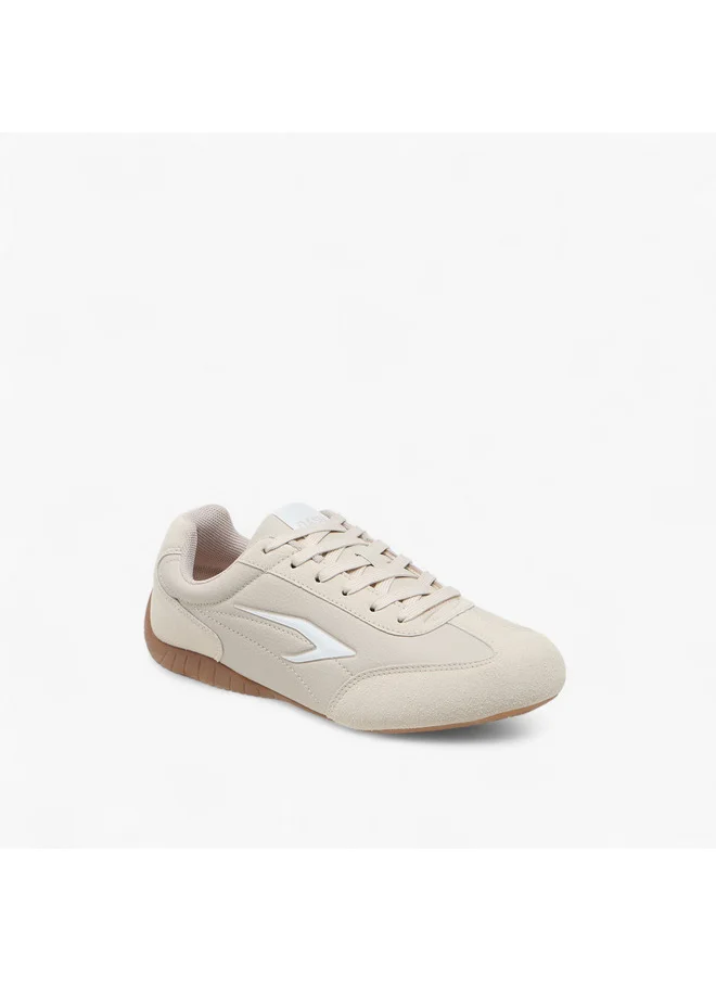 Dash Women Panelled Lace-Up Sports Shoes