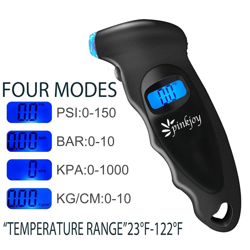 PINKJOY Digital Tire Pressure Gauge with LCD Display - Image 3