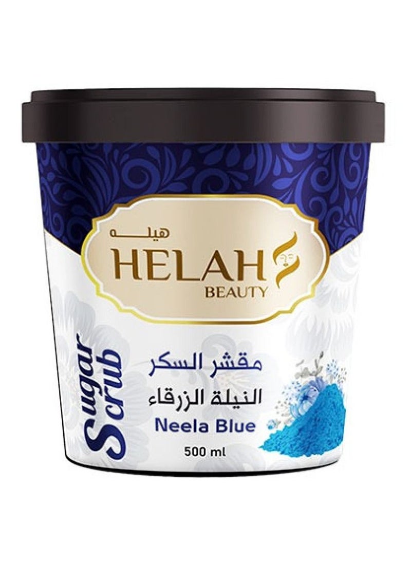 HELAH BEAUTY - Sugar Scrub Neela Blue - Image 1
