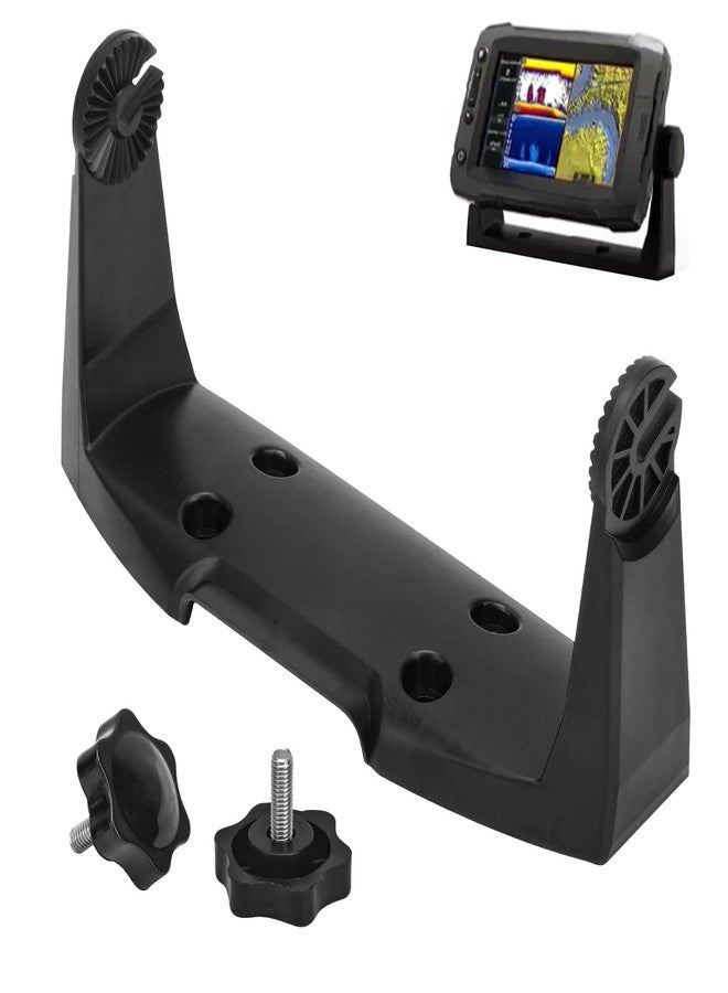 Haiouus Upgrade 000-11019-001 Gimbal Bracket Mounting Bracket (with Knobs Black) Compatible with Low-Rance HDS-7 Gen3 Gen2 Touch Elite HDS-7 Carbon and Hook 7 Elite-7 HDI Chirp Models - Image 1