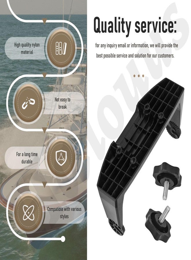 Haiouus Upgrade 000-11019-001 Gimbal Bracket Mounting Bracket (with Knobs Black) Compatible with Low-Rance HDS-7 Gen3 Gen2 Touch Elite HDS-7 Carbon and Hook 7 Elite-7 HDI Chirp Models - Image 5