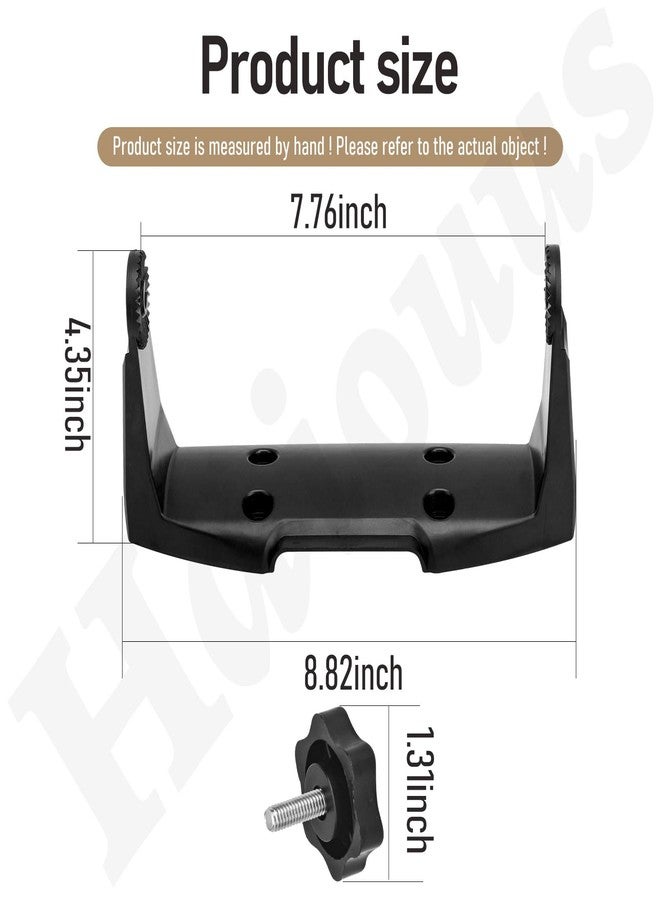 Haiouus Upgrade 000-11019-001 Gimbal Bracket Mounting Bracket (with Knobs Black) Compatible with Low-Rance HDS-7 Gen3 Gen2 Touch Elite HDS-7 Carbon and Hook 7 Elite-7 HDI Chirp Models - Image 3