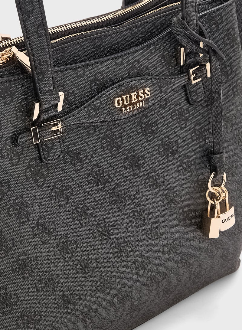 GUESS KATYA MULTI COMP TOTE  - Image 4