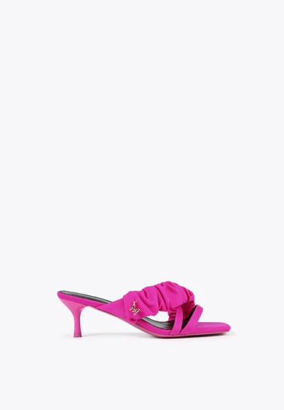 Lola Casademunt Heeled sandals with gathering