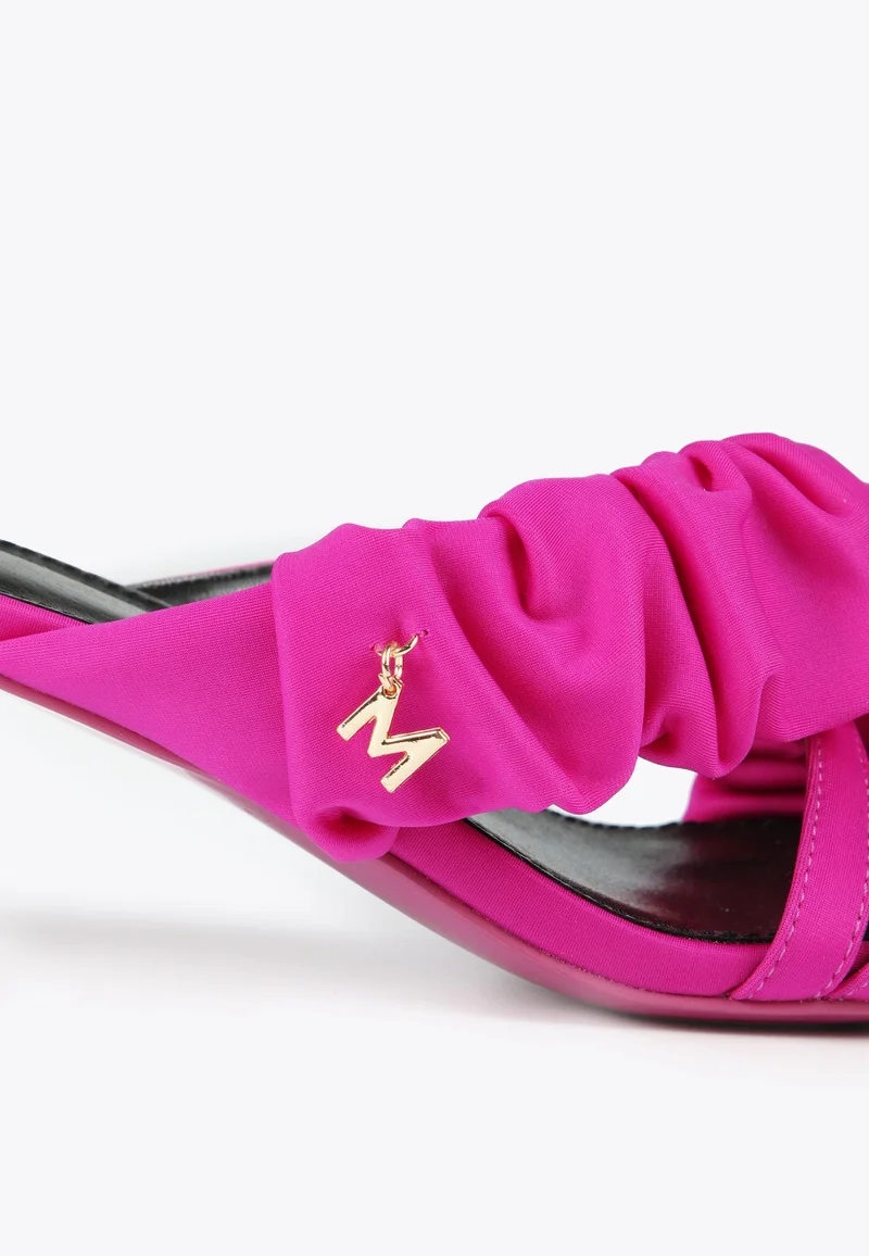 Lola Casademunt Heeled sandals with gathering