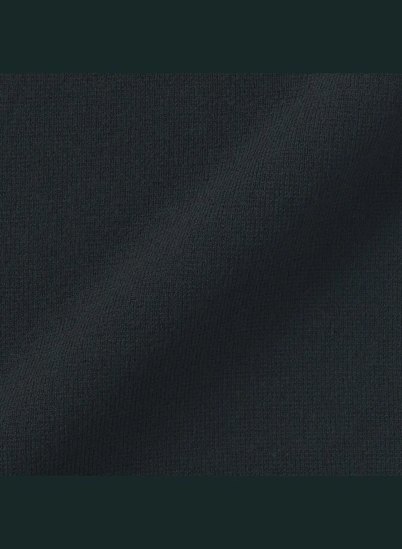 MUJI Washable Milano Ribbed Shirt Cardigan