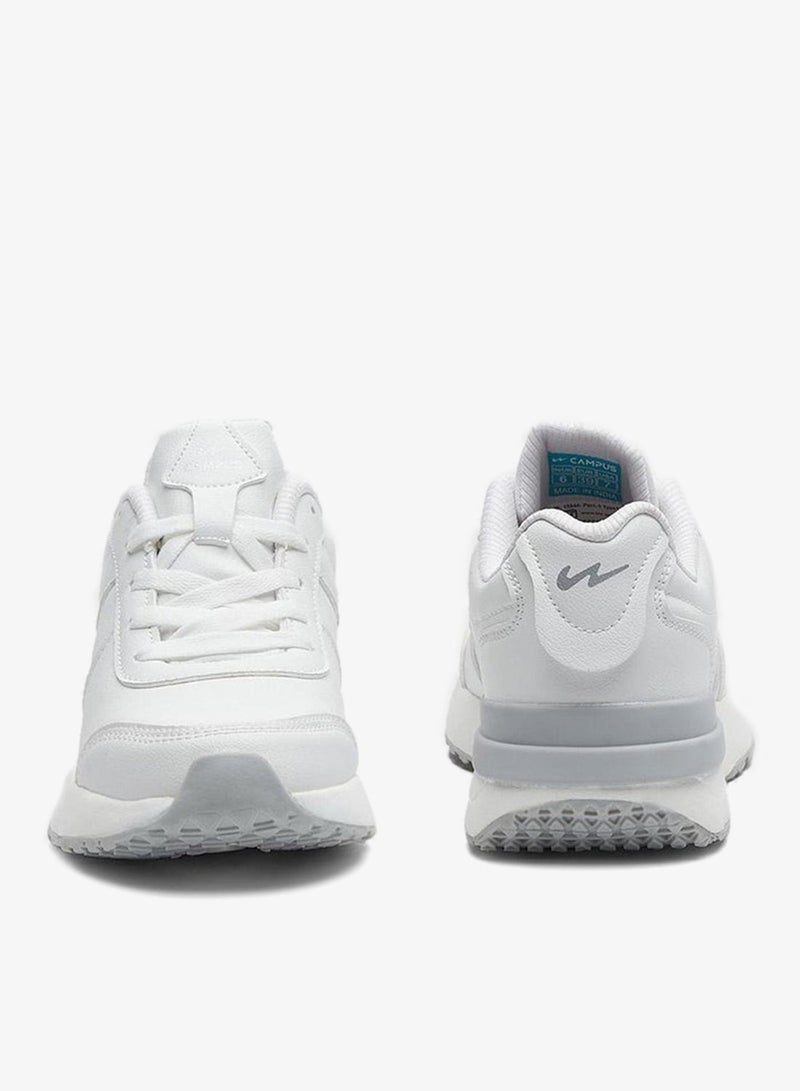 CAMPUS Women’s White Sleek Casual Sneakers – Clean, Versatile Design Shoes for Daily Wear - Image 3