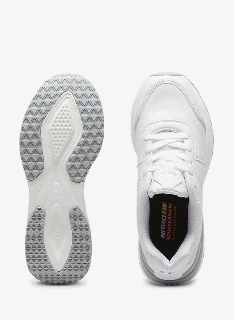 CAMPUS Women’s White Sleek Casual Sneakers – Clean, Versatile Design Shoes for Daily Wear - Image 4