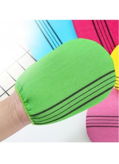 Oasisgalore 5 Pieces Exfoliating Gloves Reusable Body Scrub Bath Towel for Body Deep Cleaning  - Image 3