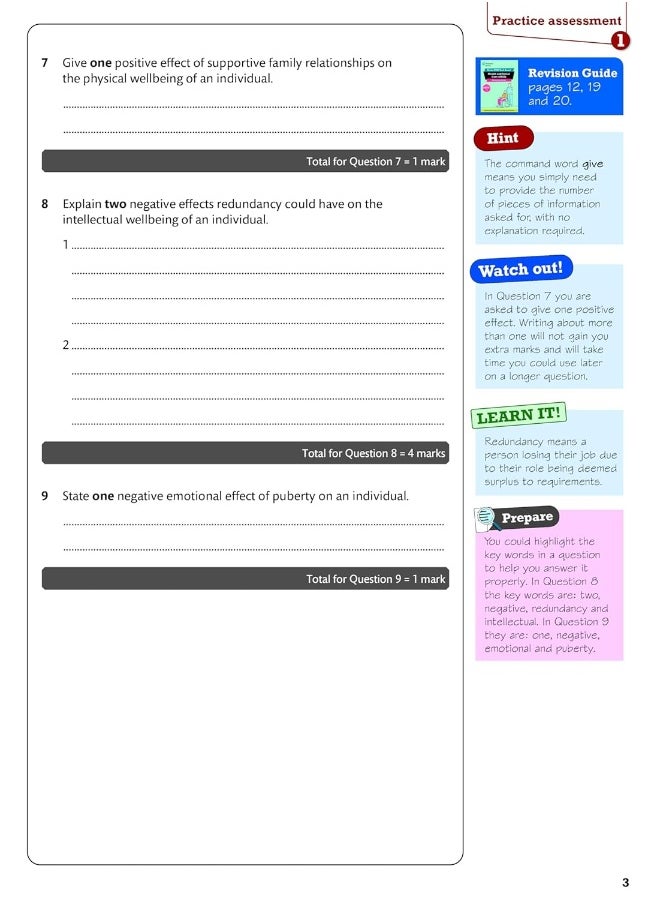 null - Pearson REVISE BTEC Tech Award Health and Social Care 2022 Practice Assessments Plus - 2023 and 2024 exams and assessments - Image 1